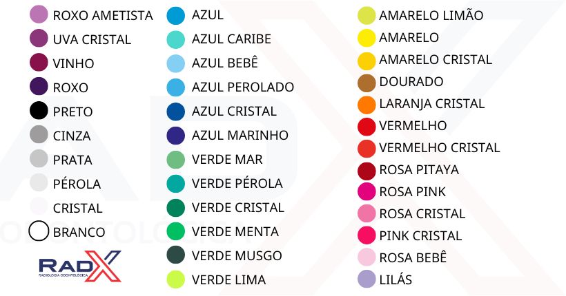 cor de aparelho cores de aparelho cores de borrachinha de aparelho